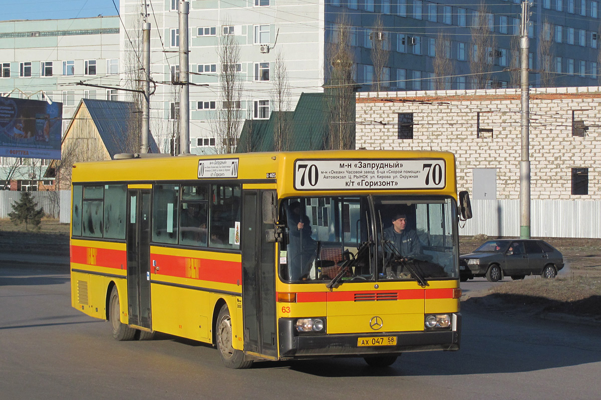 Penza region, Mercedes-Benz O405 č. АХ 047 58