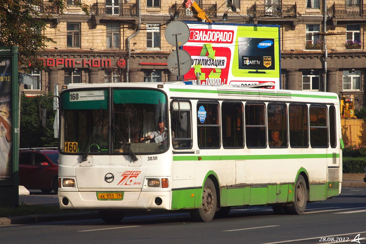 Санкт-Петербург, ЛиАЗ-5256.25 № 3030