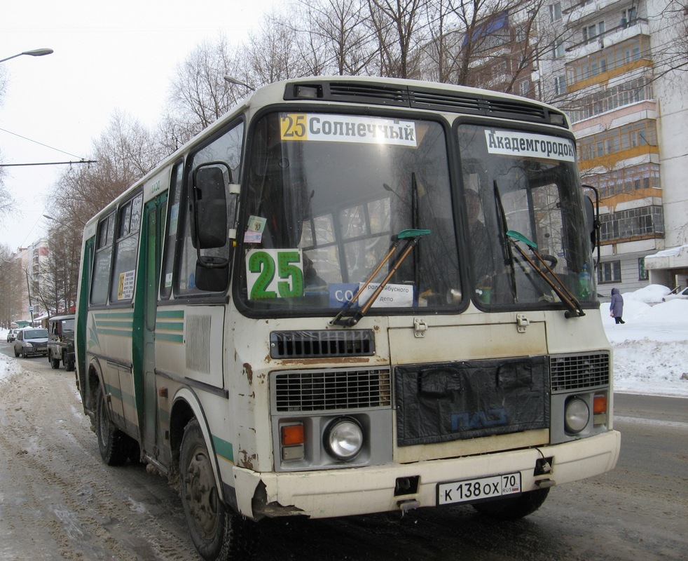 Томская область, ПАЗ-32054 № К 138 ОХ 70