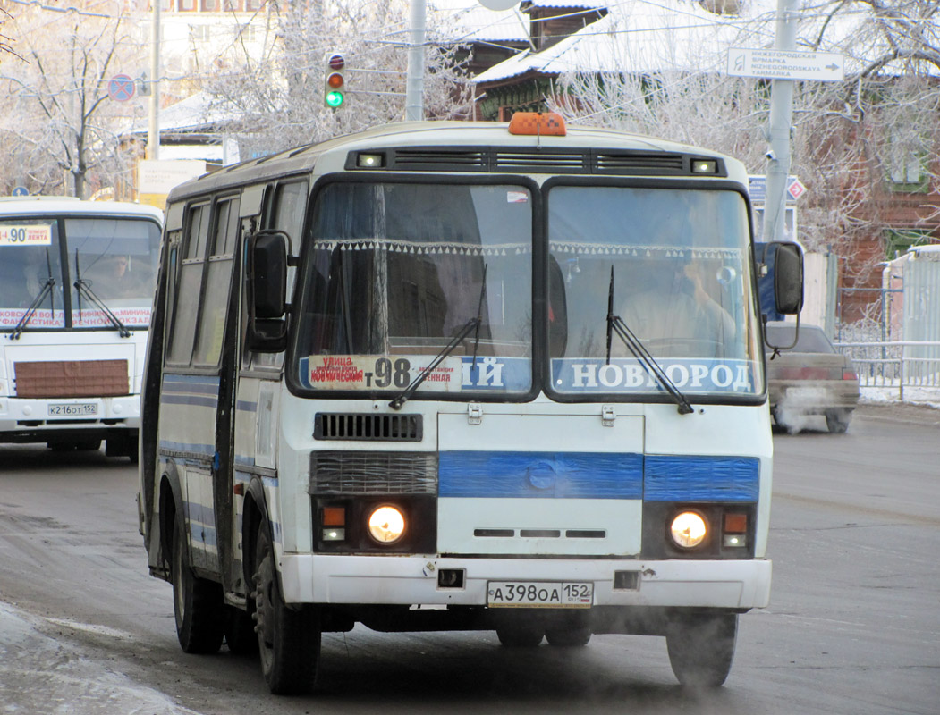 Нижегородская область, ПАЗ-32054 № А 398 ОА 152