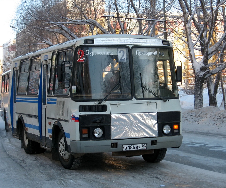 Томская область, ПАЗ-32051-110 № В 186 ВУ 70