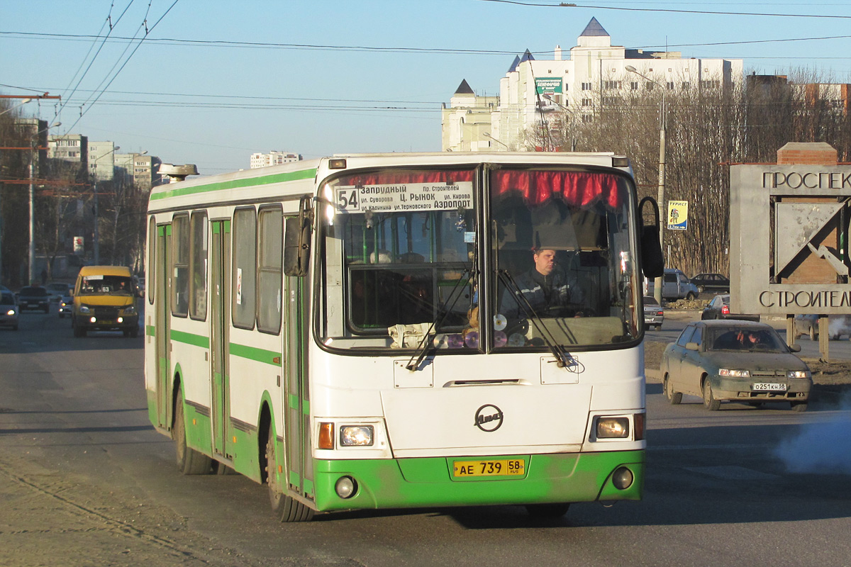 Пензенская область, ЛиАЗ-5256.45 № АЕ 739 58