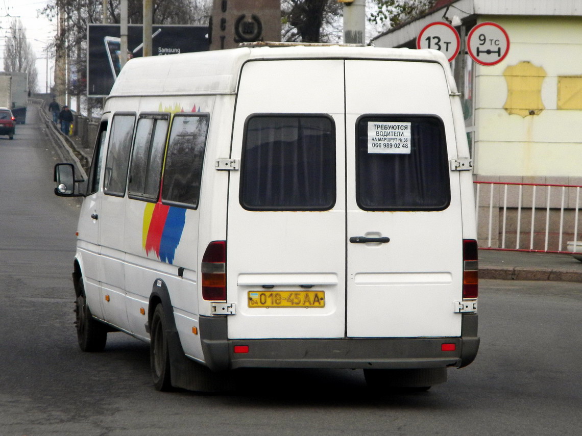 Днепропетровская область, Mercedes-Benz Sprinter W904 412D № 018-45 АА