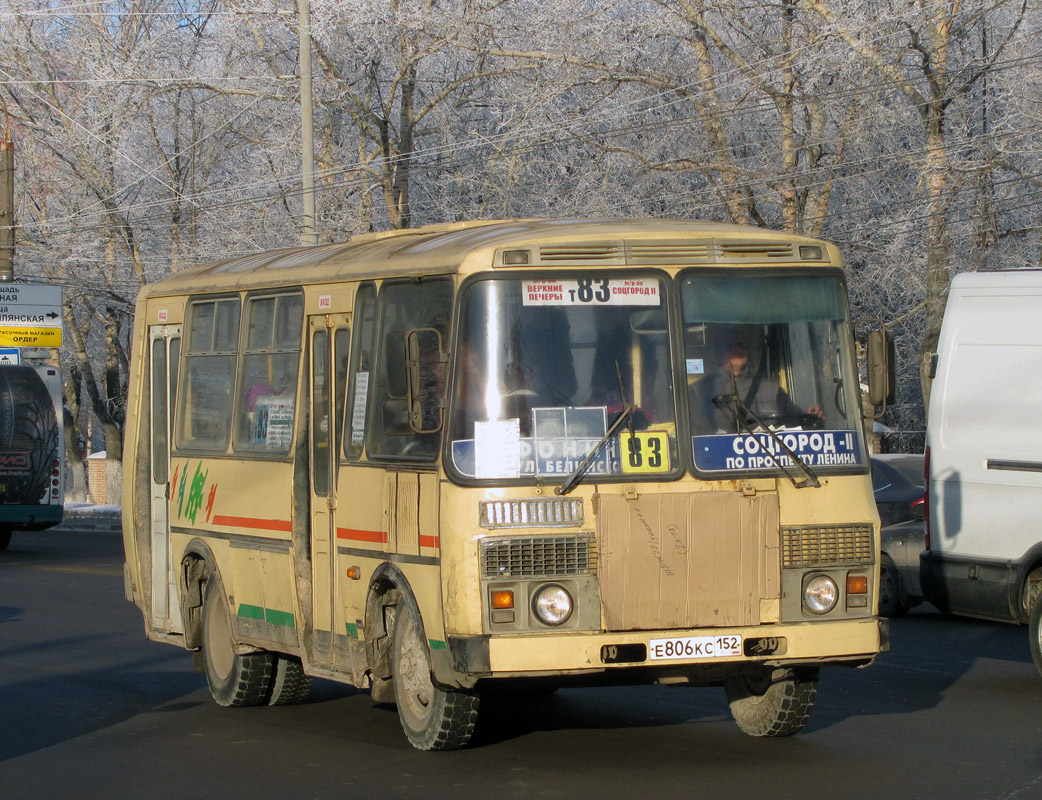 Нижегородская область, ПАЗ-32054 № Е 806 КС 152