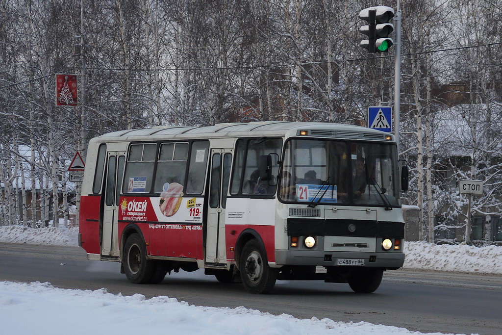 Ханты-Мансийский АО, ПАЗ-4234 № С 488 УТ 86