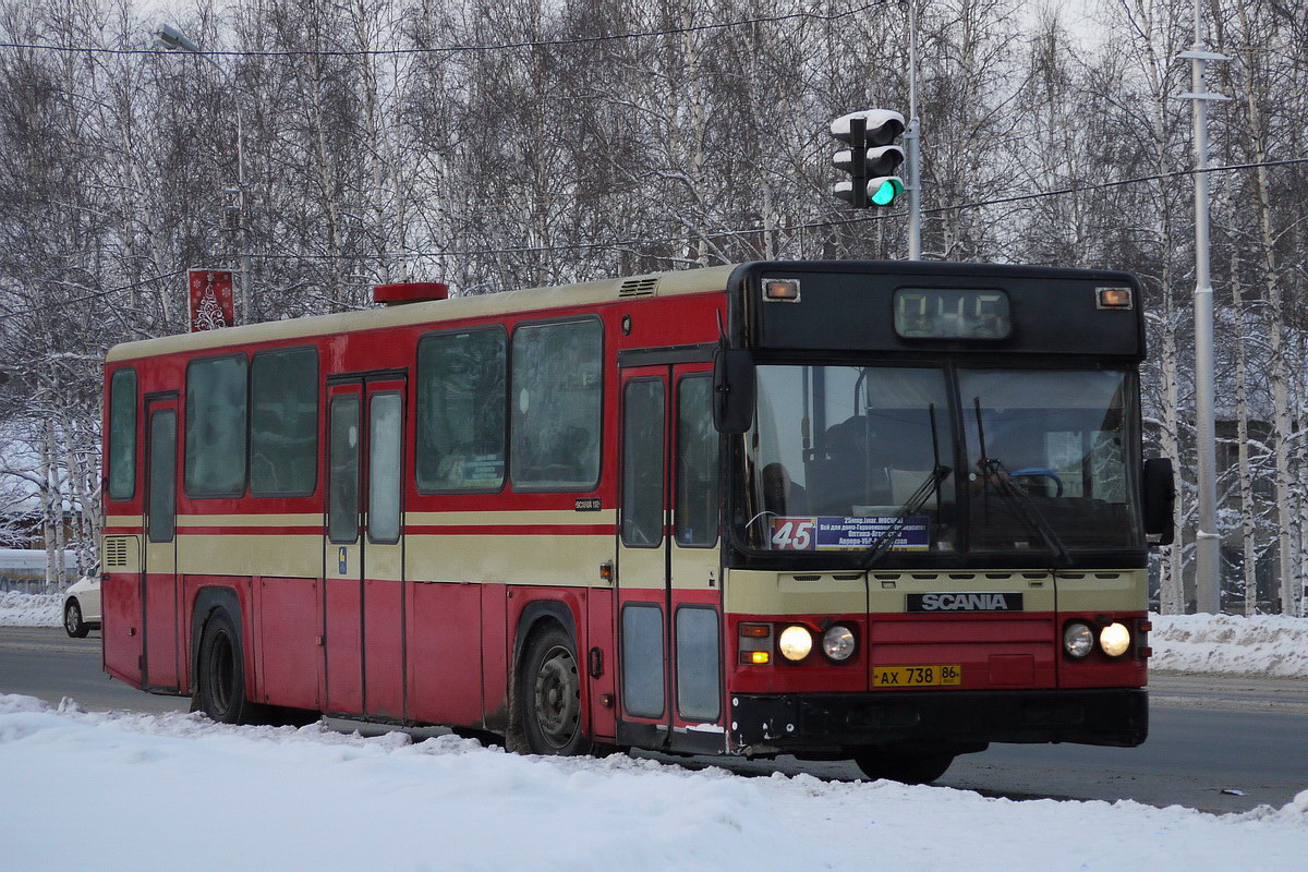 Ханты-Мансийский АО, Scania CN112CL № АХ 738 86