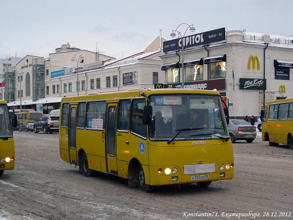 Свердловская область, ЧА A09204 № Х 703 ЕМ 96