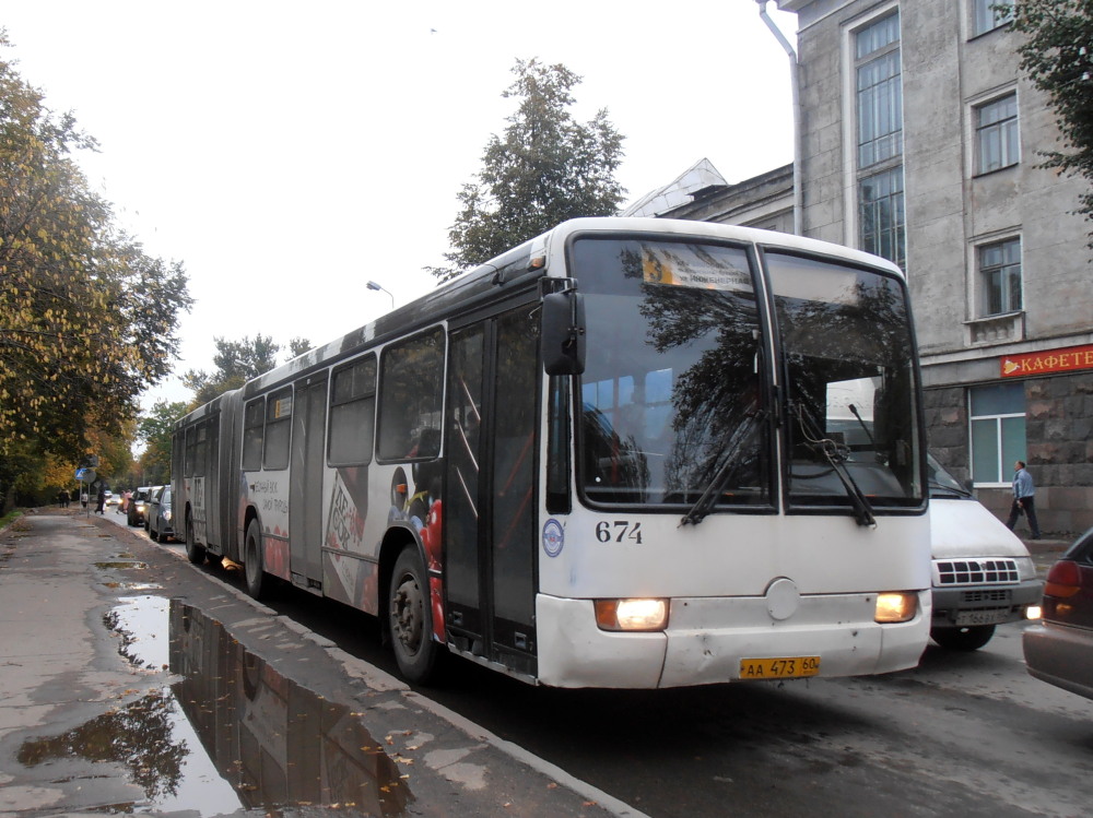 Псковская область, Mercedes-Benz O345G № 674