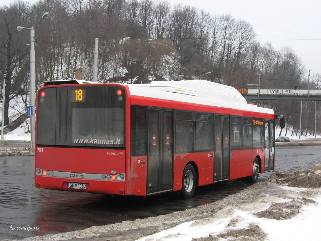 Литва, Solaris Urbino III 12 CNG № 791