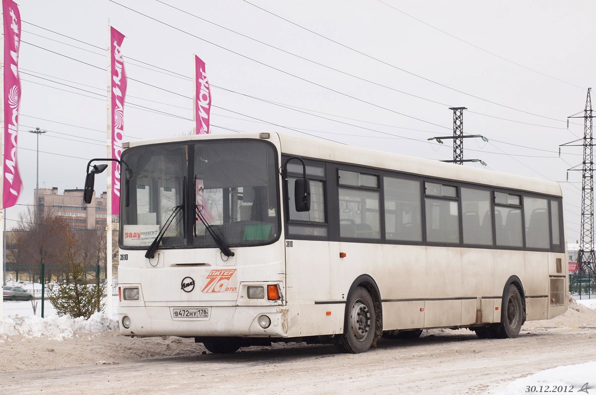 Sankt Petersburg, LiAZ-5293.53 Nr 3610