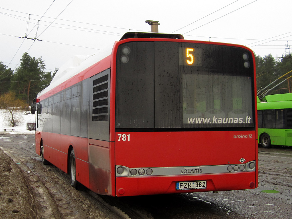 Литва, Solaris Urbino III 12 CNG № 781