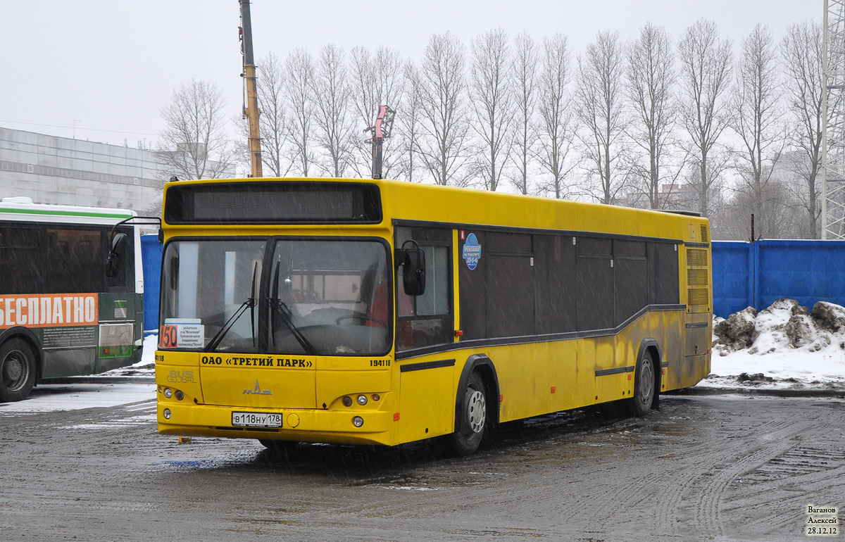 Санкт-Петербург, МАЗ-103.468 № В 118 НУ 178