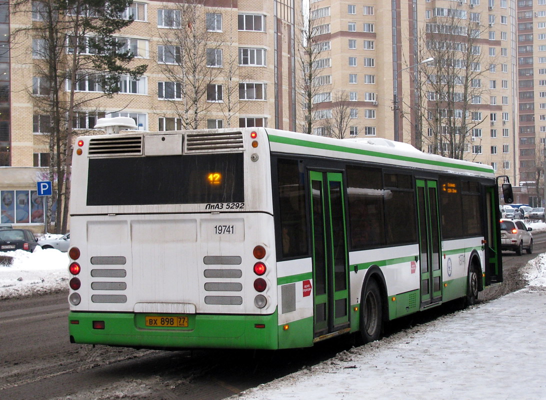 Москва, ЛиАЗ-5292.21 № 19741