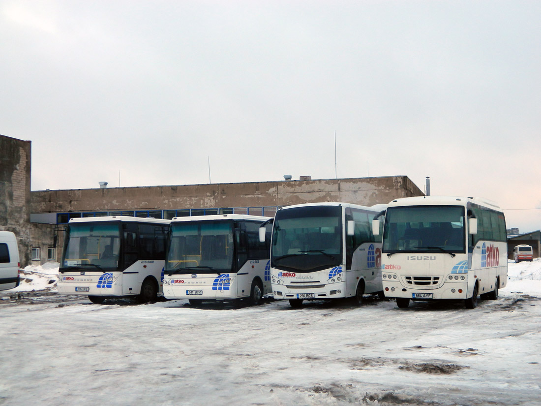 Эстония — Viljandimaa — Автобусные станции, конечные остановки, площадки, парки, разное