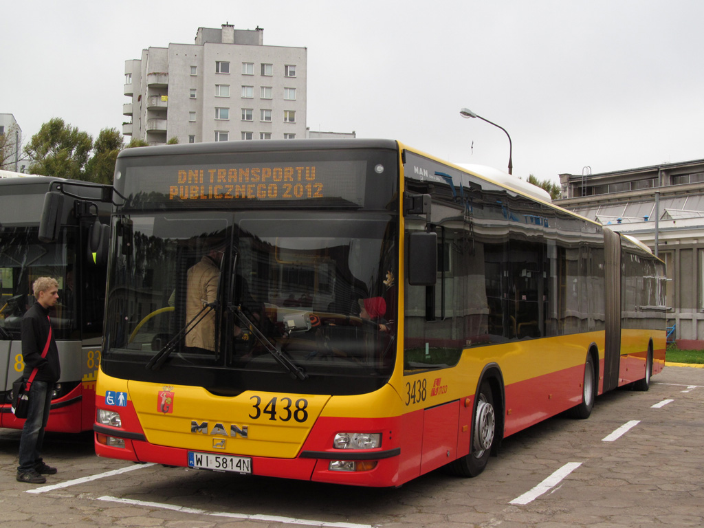 Польша, MAN A23 Lion's City G NG363 № 3438; Польша — Дни общественного транспорта в Варшаве — 2012