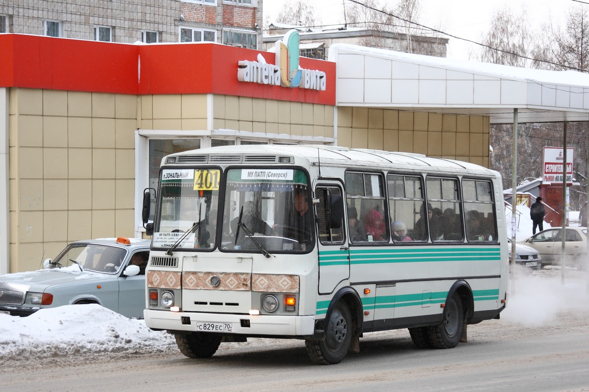 Томская область, ПАЗ-3205-110 № С 829 ЕС 70