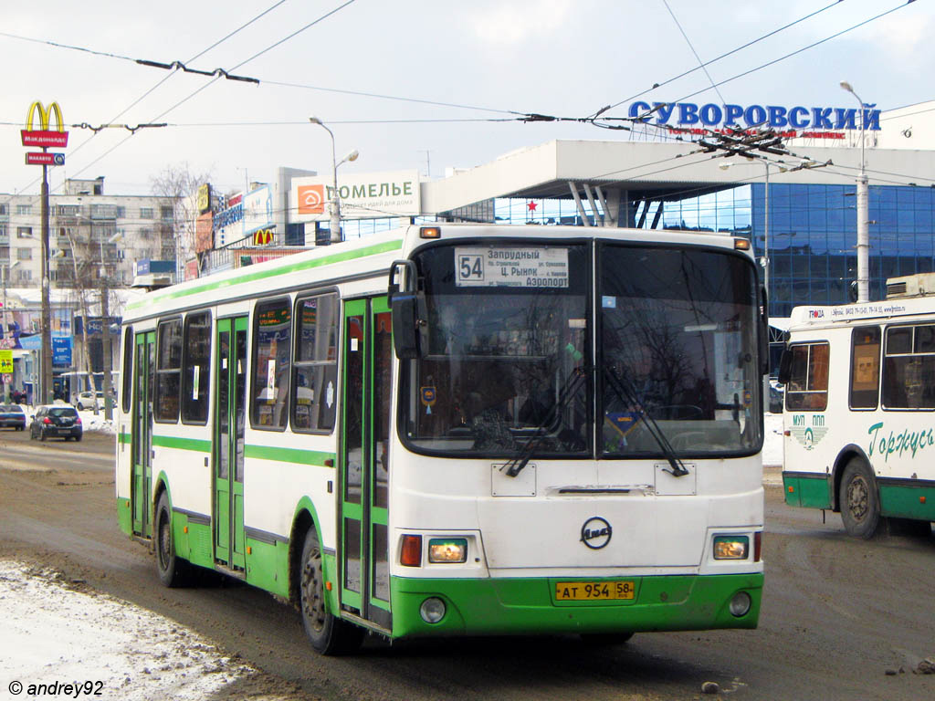 Пензенская область, ЛиАЗ-5256.45 № АТ 954 58