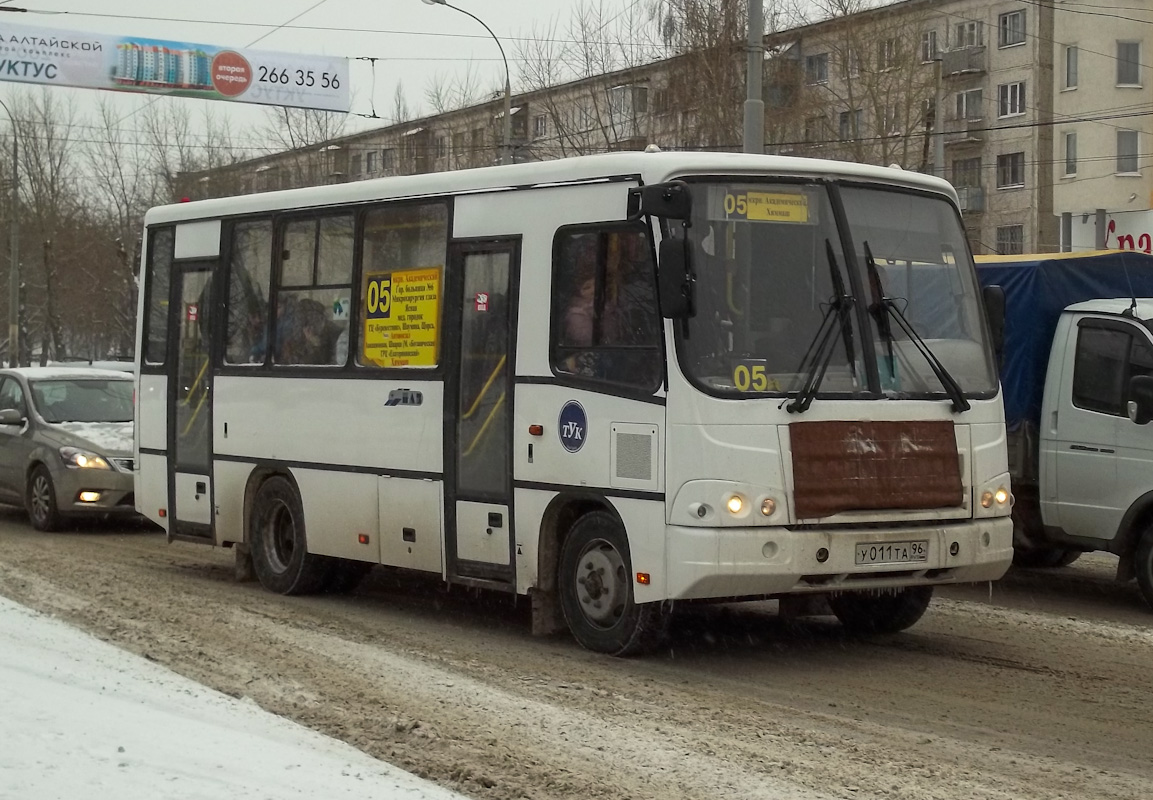 Свердловская область, ПАЗ-320402-05 № У 011 ТА 96