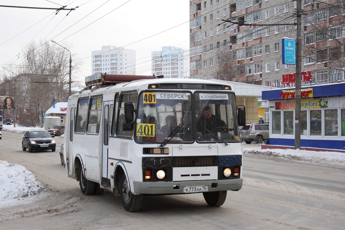 Томская область, ПАЗ-32054 № К 773 НА 70