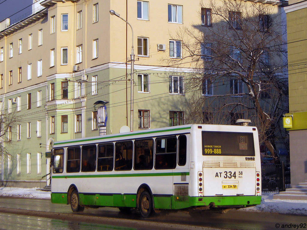 Пензенская область, ЛиАЗ-5256.45 № АТ 334 58