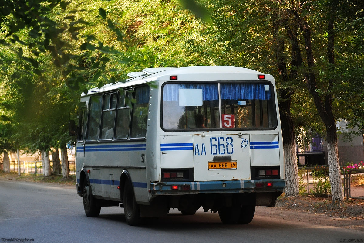 Челябинская область, ПАЗ-32054-07 № 27