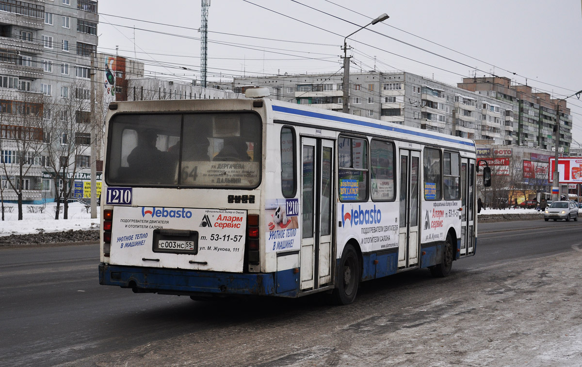 Omsk region, LiAZ-5256.45 Nr. 1210