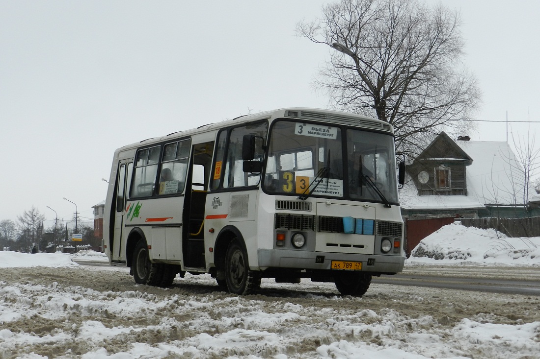 Ленинградская область, ПАЗ-32054 № АК 789 47