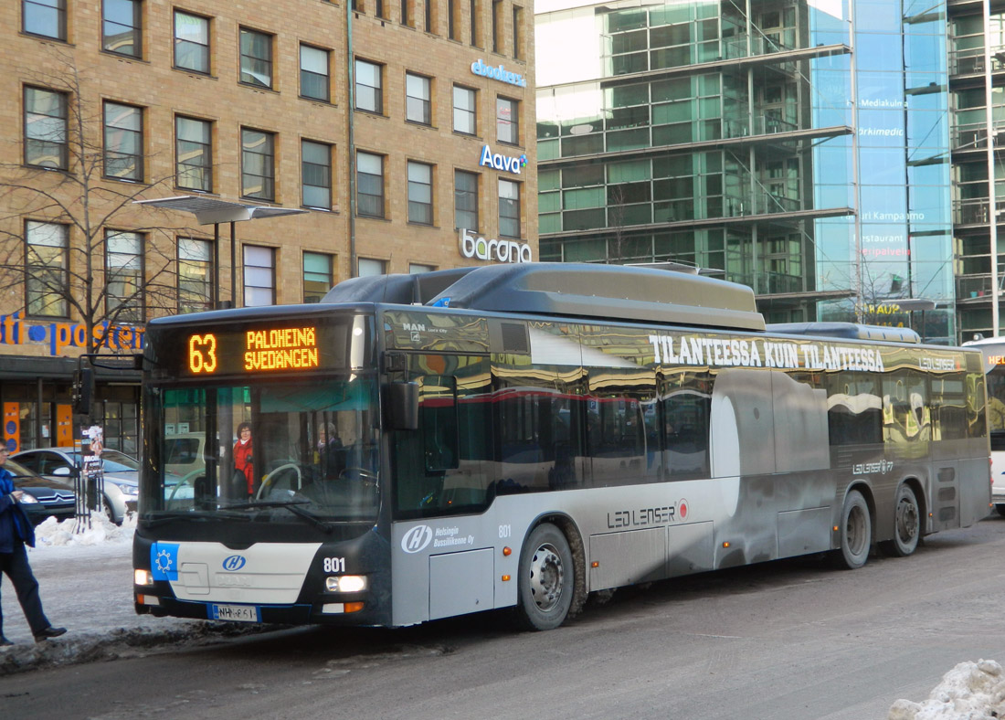 Финляндия, MAN A26 Lion's City LL NL313-15 CNG № 801