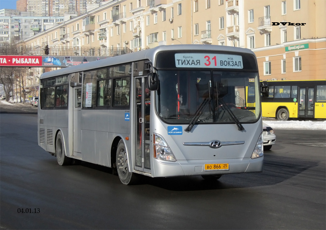 Приморский край, Hyundai New Super AeroCity 1F/L № ВО 866 25