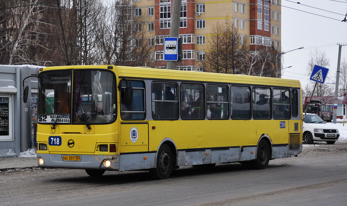 Omsk region, LiAZ-5256.45 Nr. 718