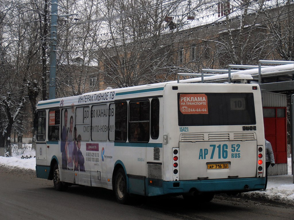 Nizhegorodskaya region, LiAZ-5256.26 Nr. 15421
