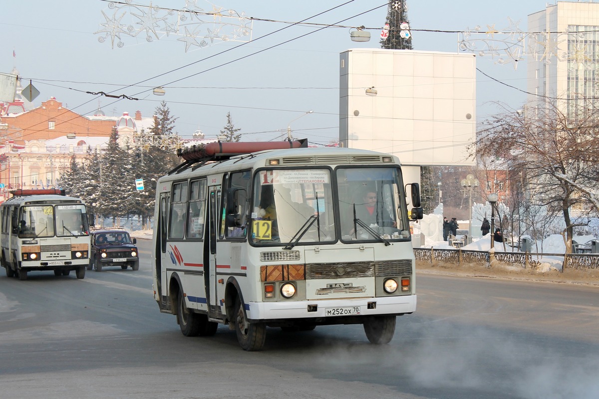 Tomsk region, PAZ-32054 № М 252 ОХ 70