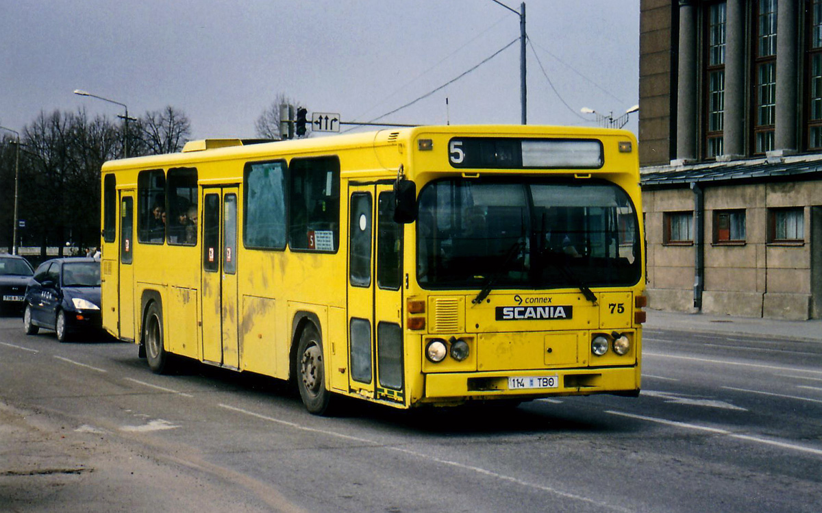 Эстония, Scania CR112 № 75; Эстония — Старые фотографии