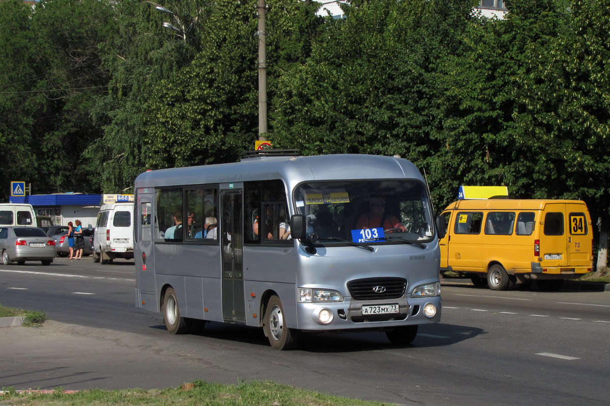 Obwód uljanowski, Hyundai County LWB (all TagAZ buses) Nr А 723 МХ 73