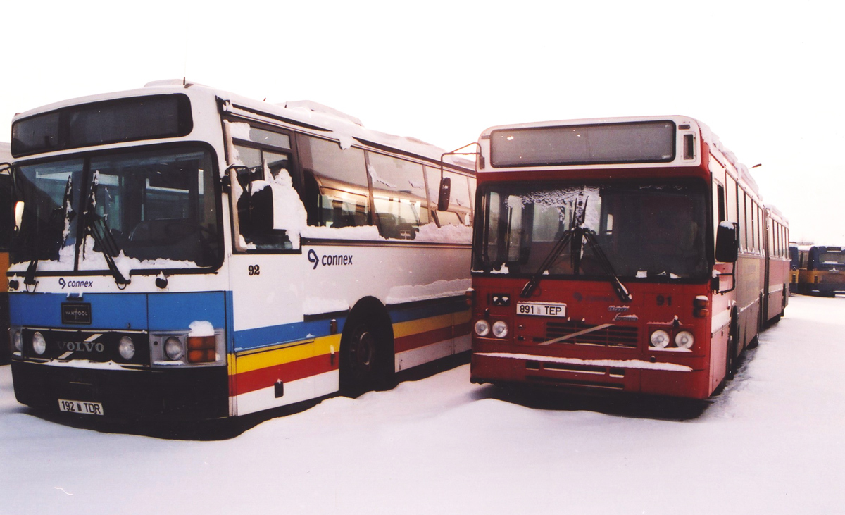 Эстония, Van Hool T8 Alizée 210 № 92; Эстония, Säffle № 91