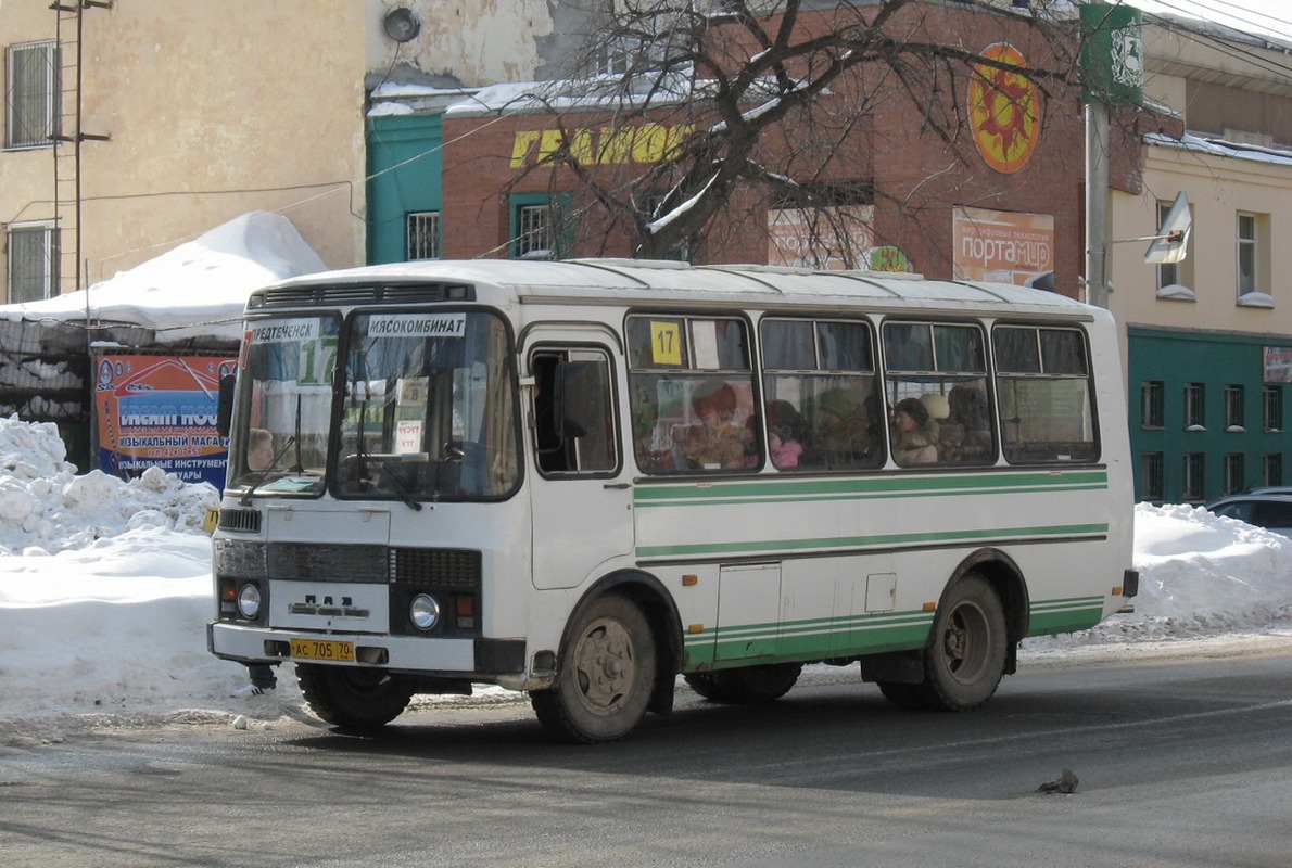 Томская область, ПАЗ-3205-110 № АС 705 70