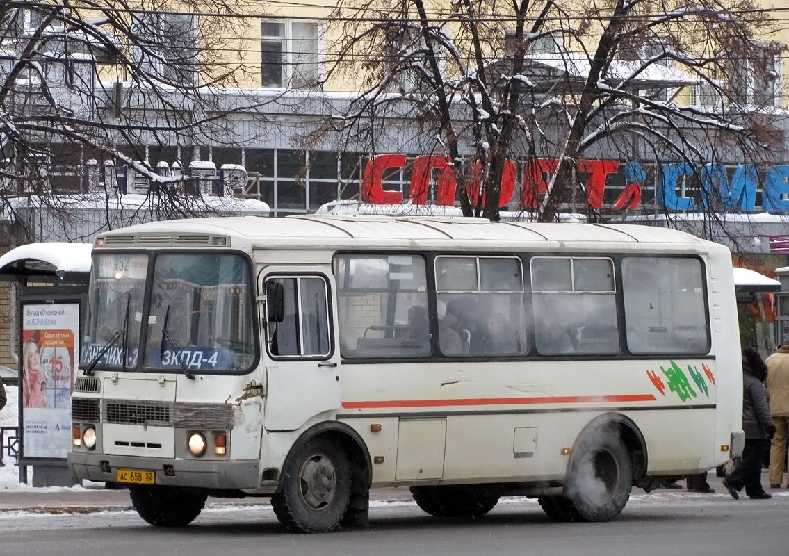 Nizhegorodskaya region, PAZ-32054 # АС 658 52