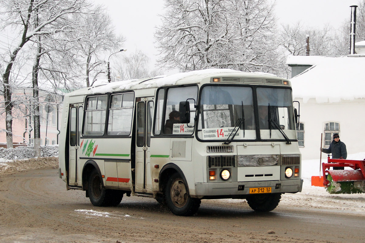 Нижегородская область, ПАЗ-32054 № АР 312 52