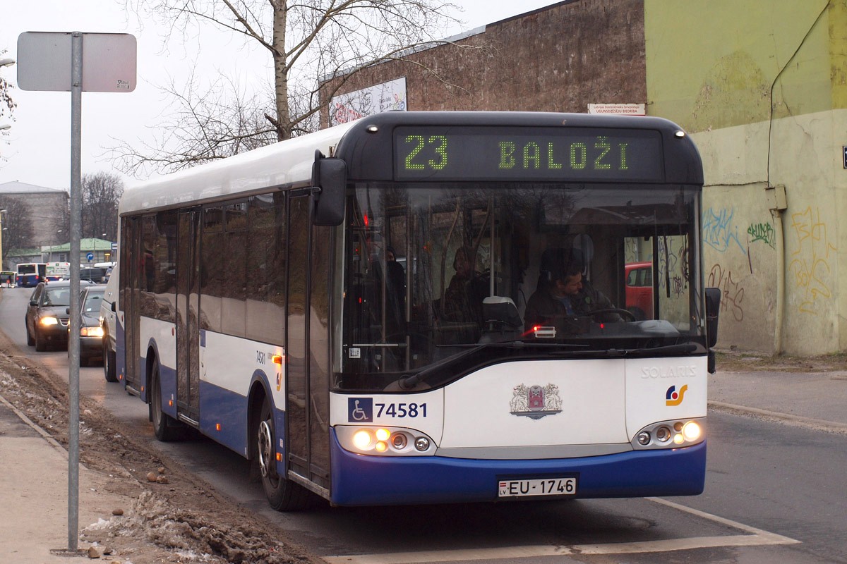 Латвия, Solaris Urbino II 12 № 74581