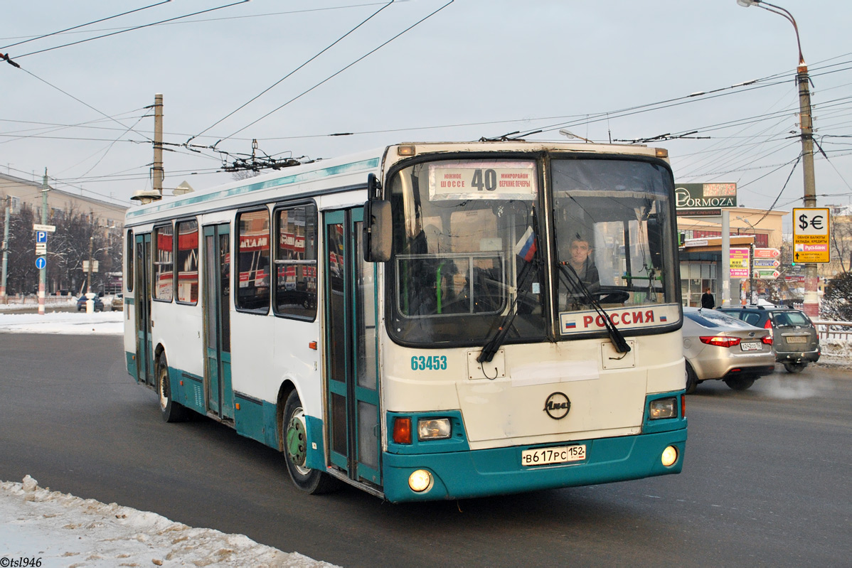 Нижегородская область, ЛиАЗ-5256.26 № 63453