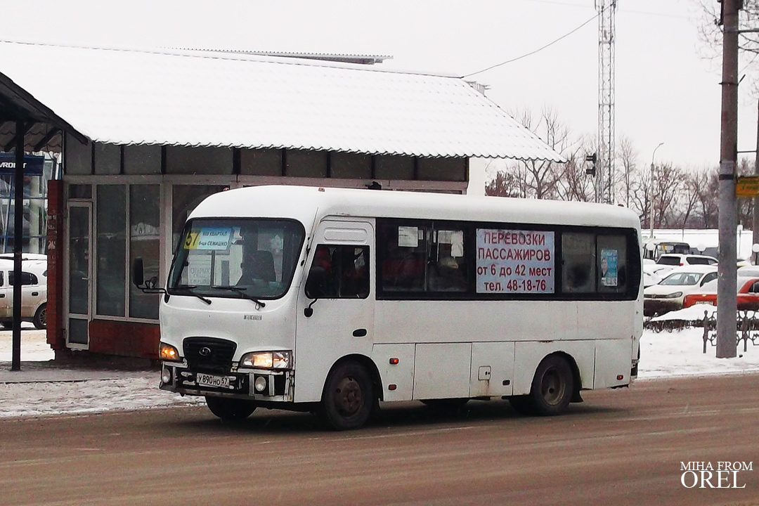 Орловская область, Hyundai County SWB (ТагАЗ) № У 890 НО 57