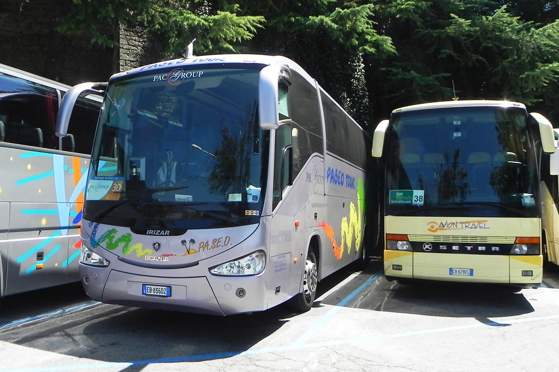 Италия, Irizar New Century 12.37 № EB 836DZ; Италия, Setra S315HDH № CV 678FL
