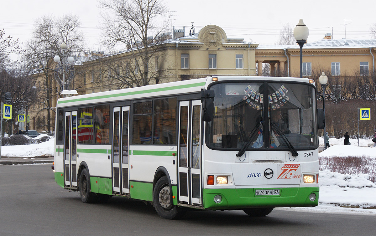 Санкт-Петербург, ЛиАЗ-5293.53 № 3567