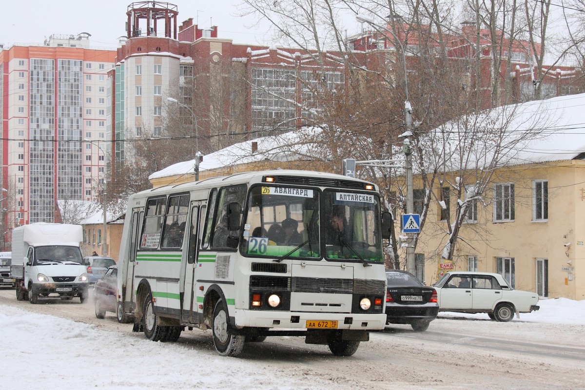 Томская область, ПАЗ-32054 № АА 672 70