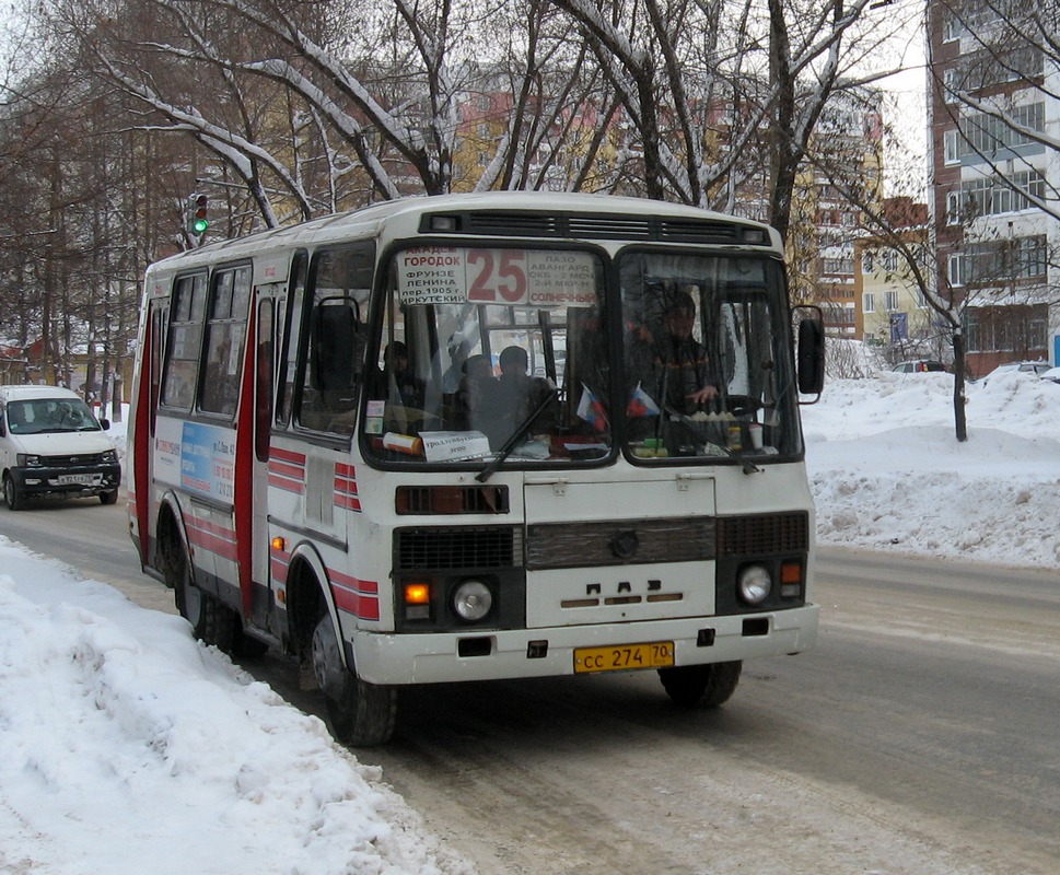 Томская область, ПАЗ-32051-110 № СС 274 70