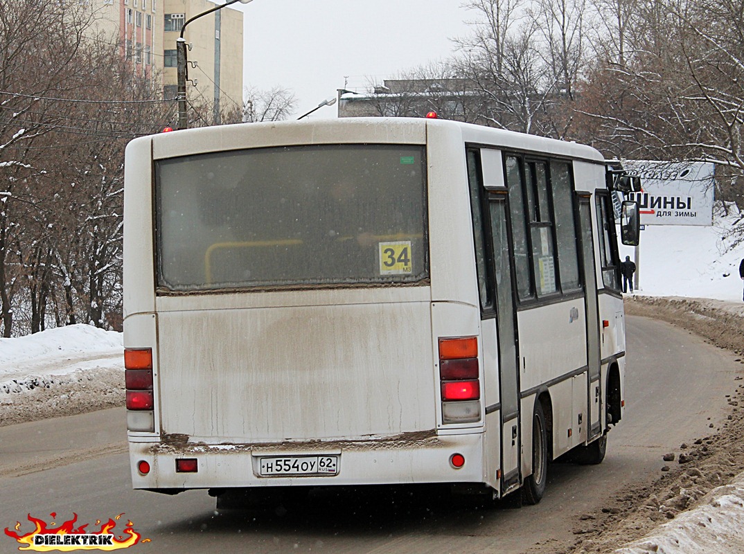 Рязанская область, ПАЗ-320402-03 № Н 554 ОУ 62