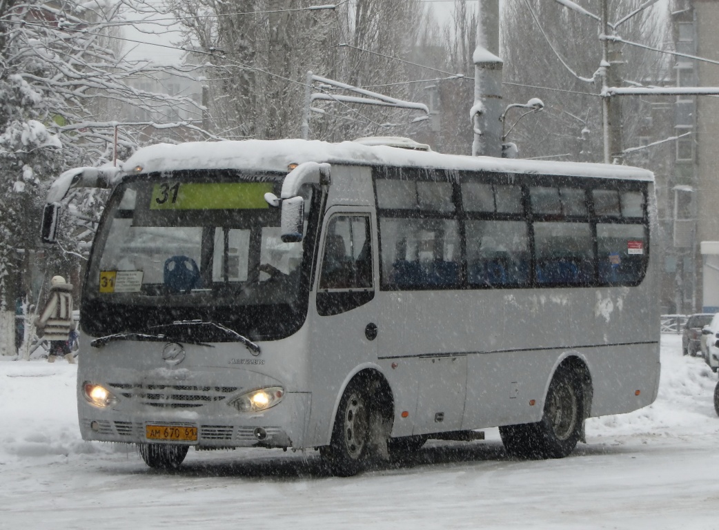 Ростовская область, Higer KLQ6720B1G № АМ 670 61