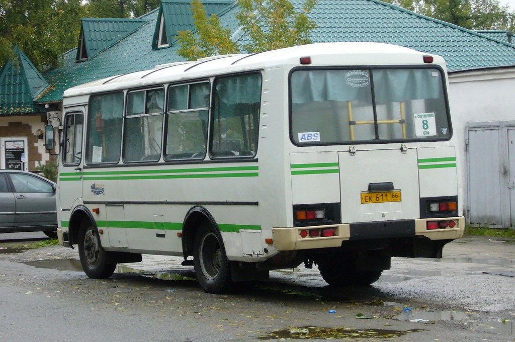 Свердловская область, ПАЗ-32054 № ЕК 611 66