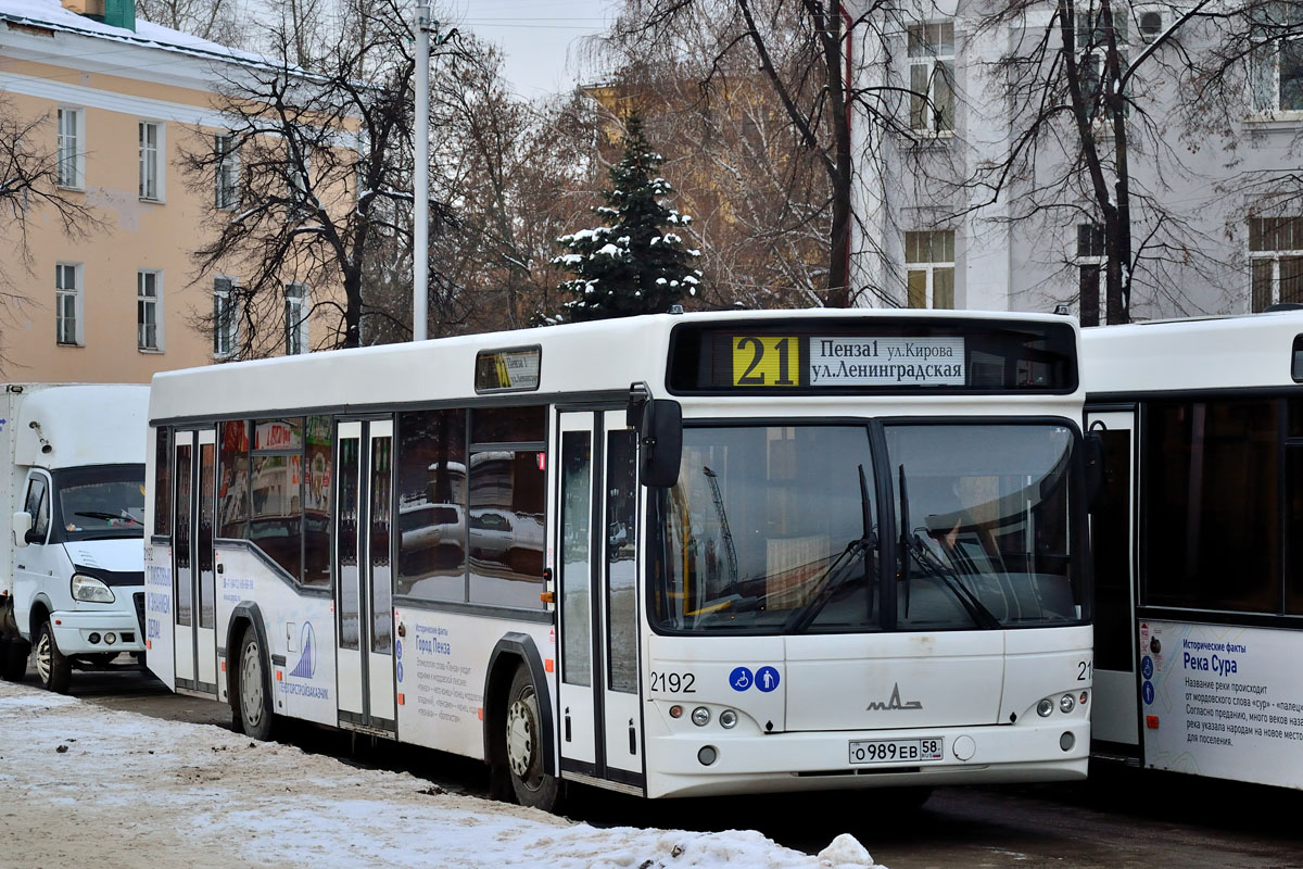 Пензенская область, МАЗ-103.465 № 2192