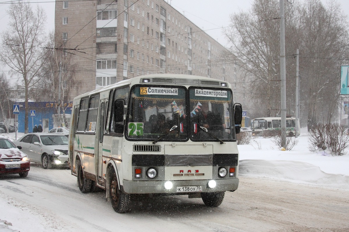 Томская область, ПАЗ-32054 № К 138 ОХ 70